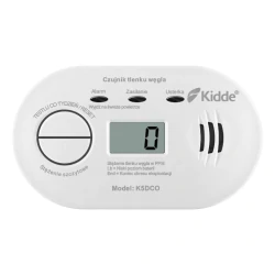 Czujniki-czadu - k5dco czujnik tlenku węgla (czadu) z wyświetlaczem bateryjny 2xaa kidde