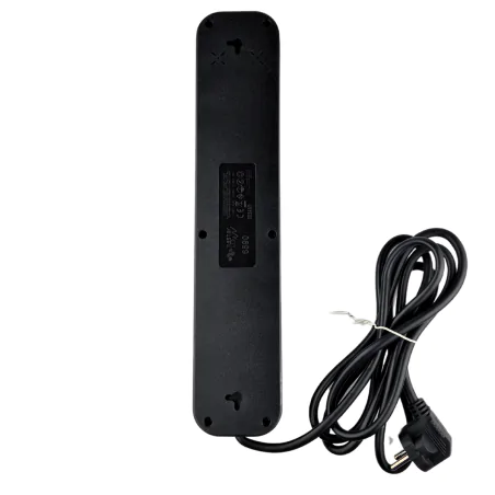 Przedluzacze-elektryczne - przedłużacz elektryczny czarny 2m z usb uziemienie schuko modi 