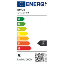 Gwint-trzonek-e27 - z58032 okrągła żarówka led vintage g125 e27 4,5w-40w 420lm ciepła biel emos 