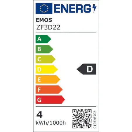 Gwint-trzonek-e14 - zf3d22 żarówka led filament świeczka e14 3,4w-40w 470lm ciepła biel emos 