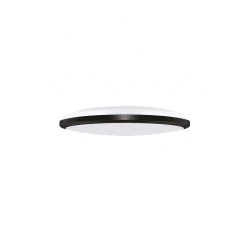 Plafony - 04585 hermetyczny plafon led 12w czarny 4100k nw planar ideus 