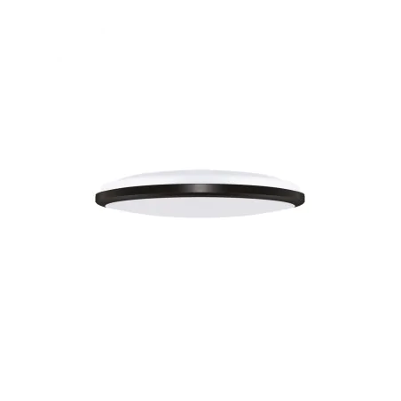 Plafony - 04585 hermetyczny plafon led 12w czarny 4100k nw planar ideus 