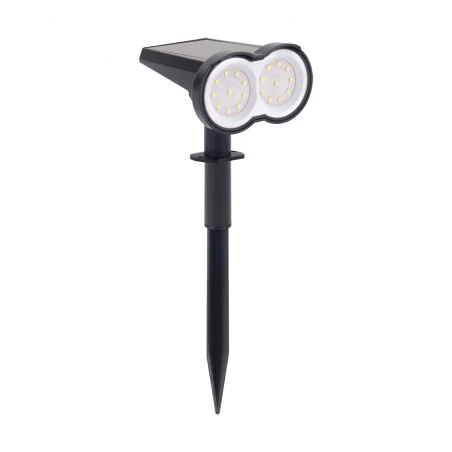 Lampy-solarne - 04508 lampa solarna wbijana czarna led 0,8w cw dual ideus 