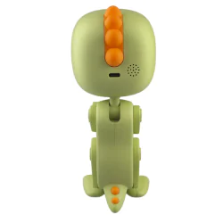 Oswietlenie-do-pokoju-dzieciecego - budzik dla dzieci stojący robot dino zielony interblue 