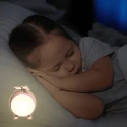 Oswietlenie-do-pokoju-dzieciecego - lampka nocna dla dzieci różowy helikopter zabawka dla dziewczynki interblue 