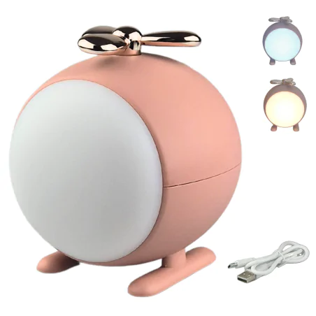 Oswietlenie-do-pokoju-dzieciecego - lampka nocna dla dzieci różowy helikopter zabawka dla dziewczynki interblue 