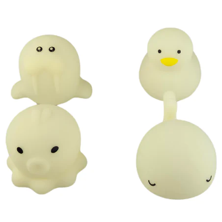 Oswietlenie-do-pokoju-dzieciecego - zestaw do kąpieli dla dzieci led kolorowe światło świecące miękkie zabawki interblue 