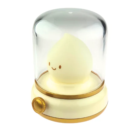 Lampki-nocne - lampka nocna led dla dzieci płomyczek ciepłe światło upominek na urodziny interblue 