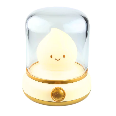 Lampki-nocne - lampka nocna led dla dzieci płomyczek ciepłe światło upominek na urodziny interblue 