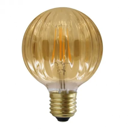 Zarowki-dekoracyjne - żarówka led dekoracyjna bursztynowa 4w e27 2700k vintage amber 308887 polux 