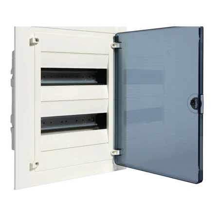 Skrzynki-elektryczne - vf212td rozdzielnica podtynkowa 2x12 skrzynka rozdzielcza 2rzędowa ip40 transparentne drzwiczki ip40 golf hager 