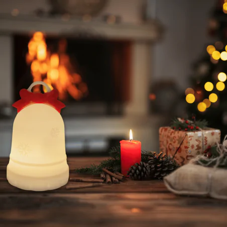 Oswietlenie-do-pokoju-dzieciecego - lampka nocna świąteczna dla dzieci kolorowy dzwoneczek led upominek na święta interblue 