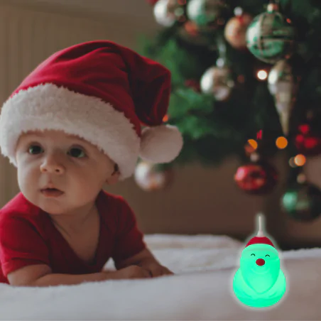 Dekoracje-swiateczne-led - ozdoba świąteczna podświetlany mikołaj led rgb prezent na święta bożego narodzenia interblue 