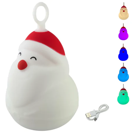 Dekoracje-swiateczne-led - ozdoba świąteczna podświetlany mikołaj led rgb prezent na święta bożego narodzenia interblue 