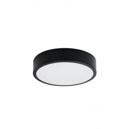 Plafony - plafon onyx 30 czarny led 3000k sollux sl.1242 