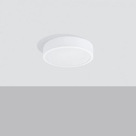 Oswietlenie - plafon onyx 30 biały led 3000k sollux sl.1243 