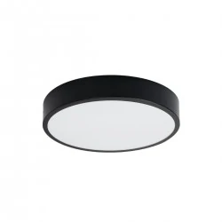 Oswietlenie - plafon onyx 40 czarny led 3000k sollux sl.1244