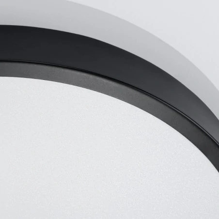 Plafony - plafon onyx 50 czarny led 3000k sollux sl.1246 