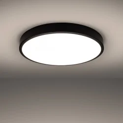 Oswietlenie - plafon onyx 60 czarny led 3000k sollux sl.1248 