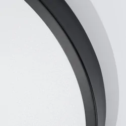 Oswietlenie - plafon onyx 60 czarny led 3000k sollux sl.1248 