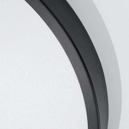 Plafony - plafon onyx 60 czarny led 3000k sollux sl.1248 