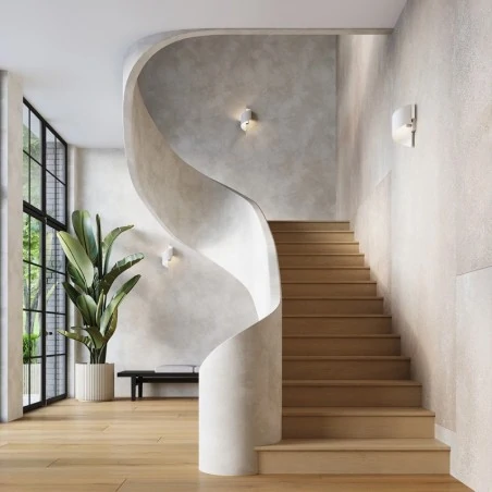 Lampy-sufitowe - kinkiet talassa biały sollux sl.1308 