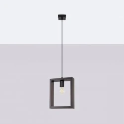 Lampy-sufitowe - lampa wisząca aries wenge sollux sl.1311 