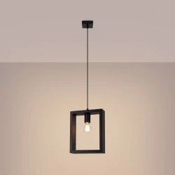 Lampy-sufitowe - lampa wisząca aries wenge sollux sl.1311 