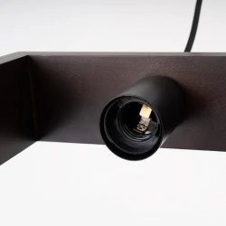 Lampy-sufitowe - lampa wisząca aries wenge sollux sl.1311 