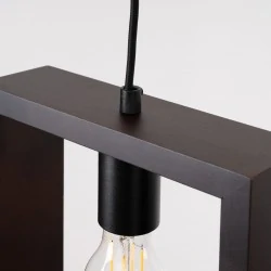 Lampy-sufitowe - lampa wisząca aries wenge sollux sl.1311 