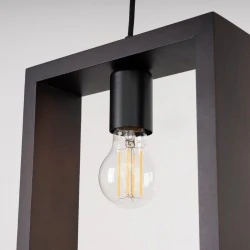 Lampy-sufitowe - lampa wisząca aries wenge sollux sl.1311 