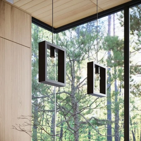 Lampy-sufitowe - lampa wisząca aries wenge sollux sl.1311 