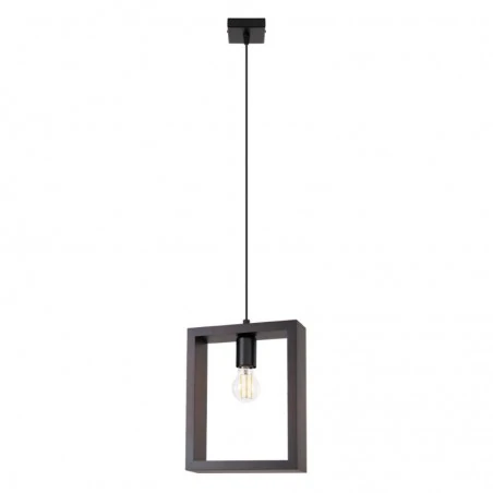 Lampy-sufitowe - lampa wisząca aries wenge sollux sl.1311 