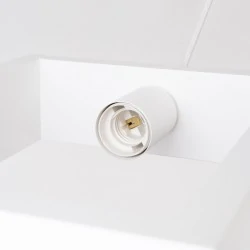 Lampy-sufitowe - lampa wisząca aries biała sollux sl.1312 