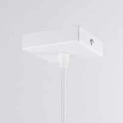 Lampy-sufitowe - lampa wisząca aries biała sollux sl.1312 