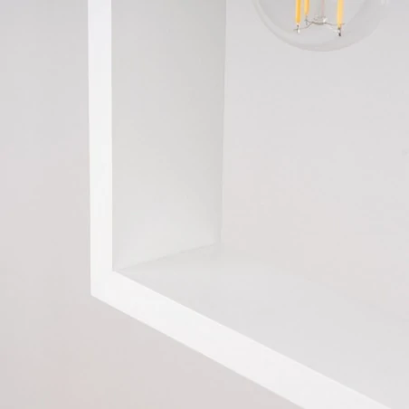 Lampy-sufitowe - lampa wisząca aries biała sollux sl.1312 