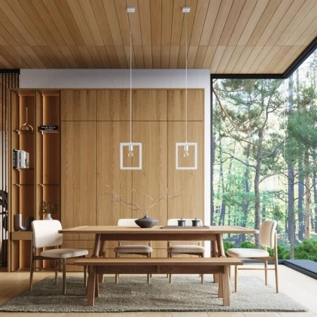 Lampy-sufitowe - lampa wisząca aries biała sollux sl.1312 