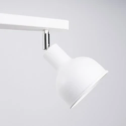 Lampy-sufitowe - plafon listwa oświelteniowa podwójna  elba 2 biały sollux sl.1314 
