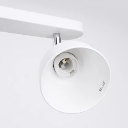 Lampy-sufitowe - plafon listwa oświelteniowa podwójna  elba 2 biały sollux sl.1314 