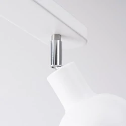 Lampy-sufitowe - plafon listwa oświelteniowa podwójna  elba 2 biały sollux sl.1314 