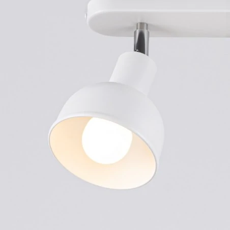 Lampy-sufitowe - plafon listwa oświelteniowa podwójna  elba 2 biały sollux sl.1314 