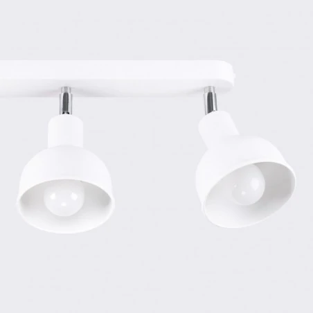 Oswietlenie-sufitowe - listwa oświetleniowa lampa potrójna 3 białe punkty elba 3  sollux sl.1315 