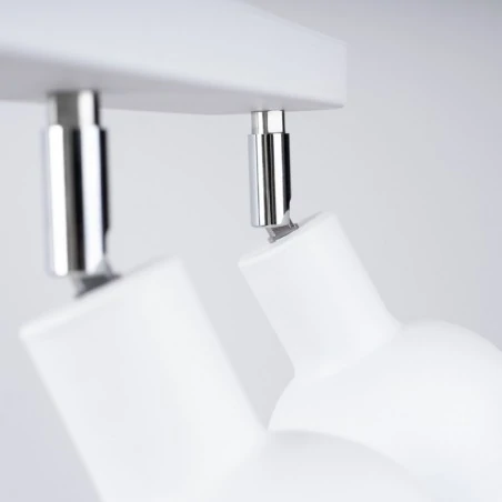 Oswietlenie-sufitowe - listwa oświetleniowa lampa potrójna 3 białe punkty elba 3  sollux sl.1315 