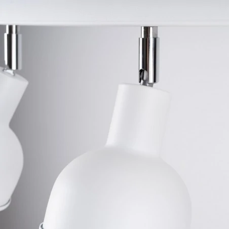 Oswietlenie-sufitowe - listwa oświetleniowa lampa potrójna 3 białe punkty elba 3  sollux sl.1315 