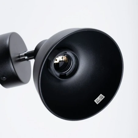 Kinkiety-do-salonu - kinkiet industrialny minimalistyczny elba czarny e27 sollux sl.1316 