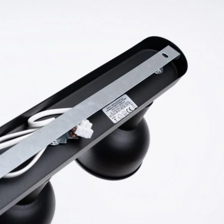 Lampy-sufitowe - plafon elba 3 czarny sollux sl.1318 