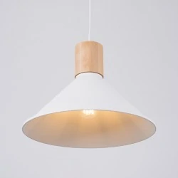 Lampy-sufitowe - lampa wisząca jaga biała sollux sl.1319 