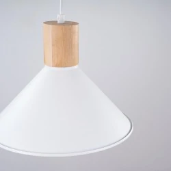 Lampy-sufitowe - lampa wisząca jaga biała sollux sl.1319 