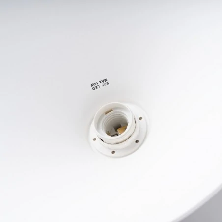 Lampy-sufitowe - lampa wisząca jaga biała sollux sl.1319 