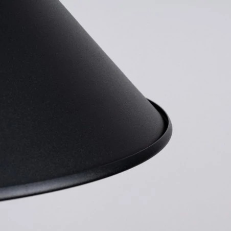 Lampy-sufitowe - lampa wisząca jaga czarna sollux sl.1320 